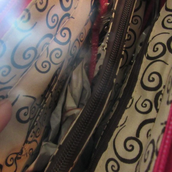 😀Concealed Carry bag HOT PINK ZEBRA RHINESTONE - Picture 5 of 7